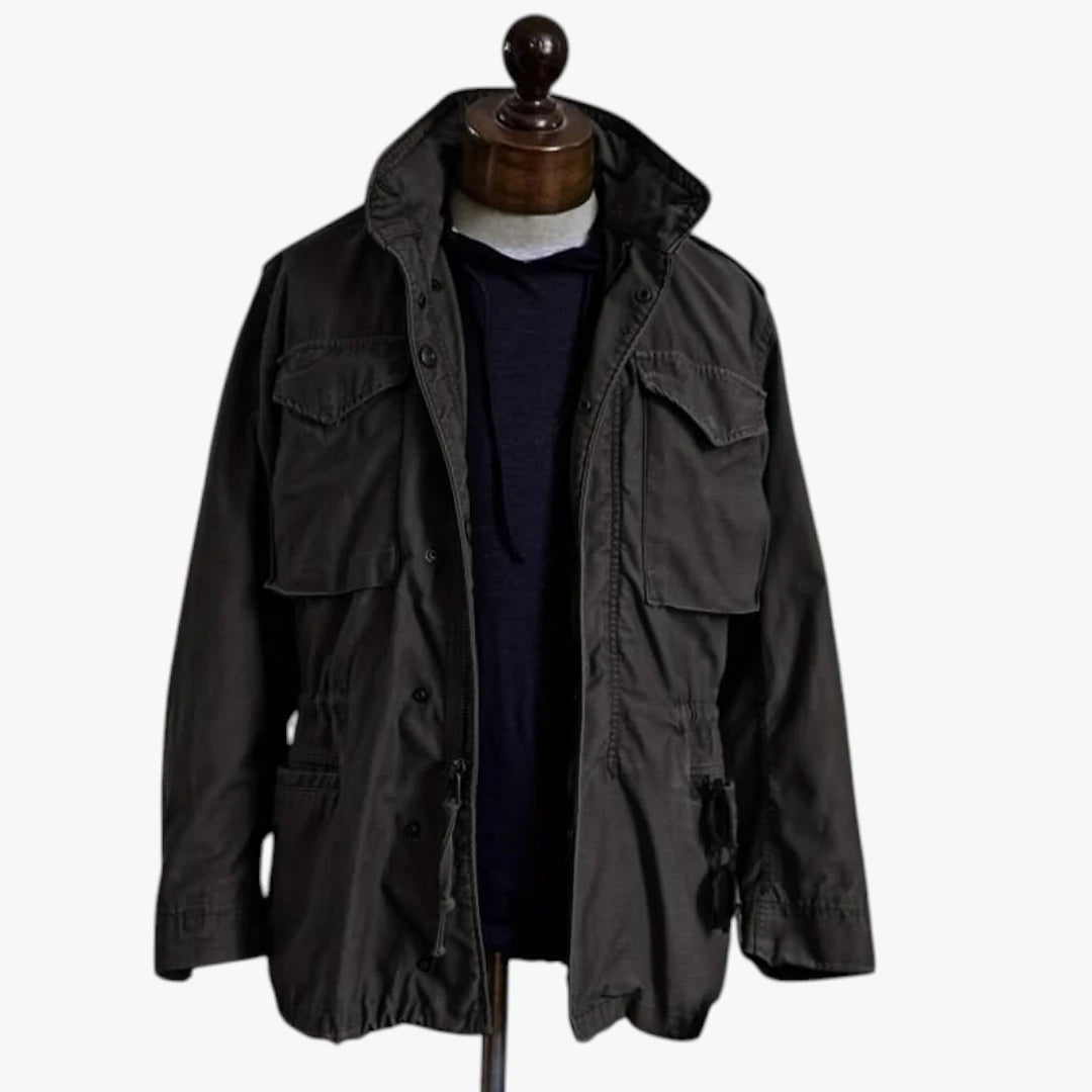 Herre Oversize Overgangsjakke med Brystlommer