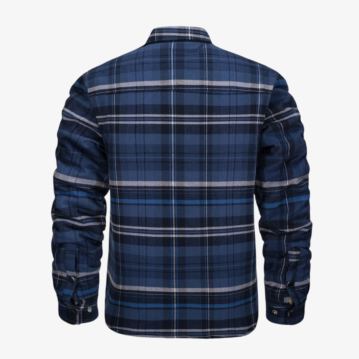 Herre Quiltet Slim Fit Vinterjakke med For