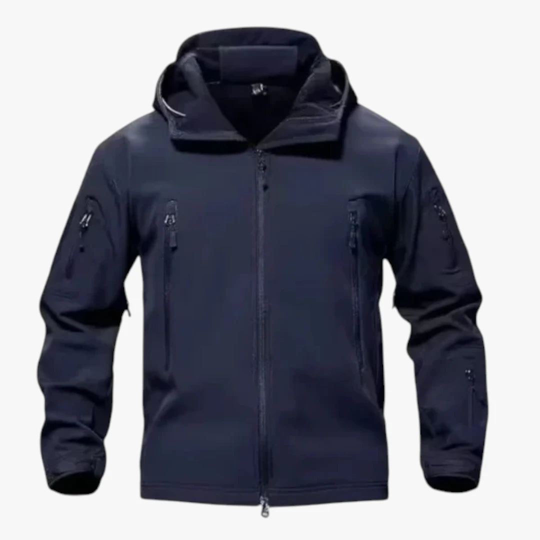 Herre Slim Fit Softshelljakke med Hætte