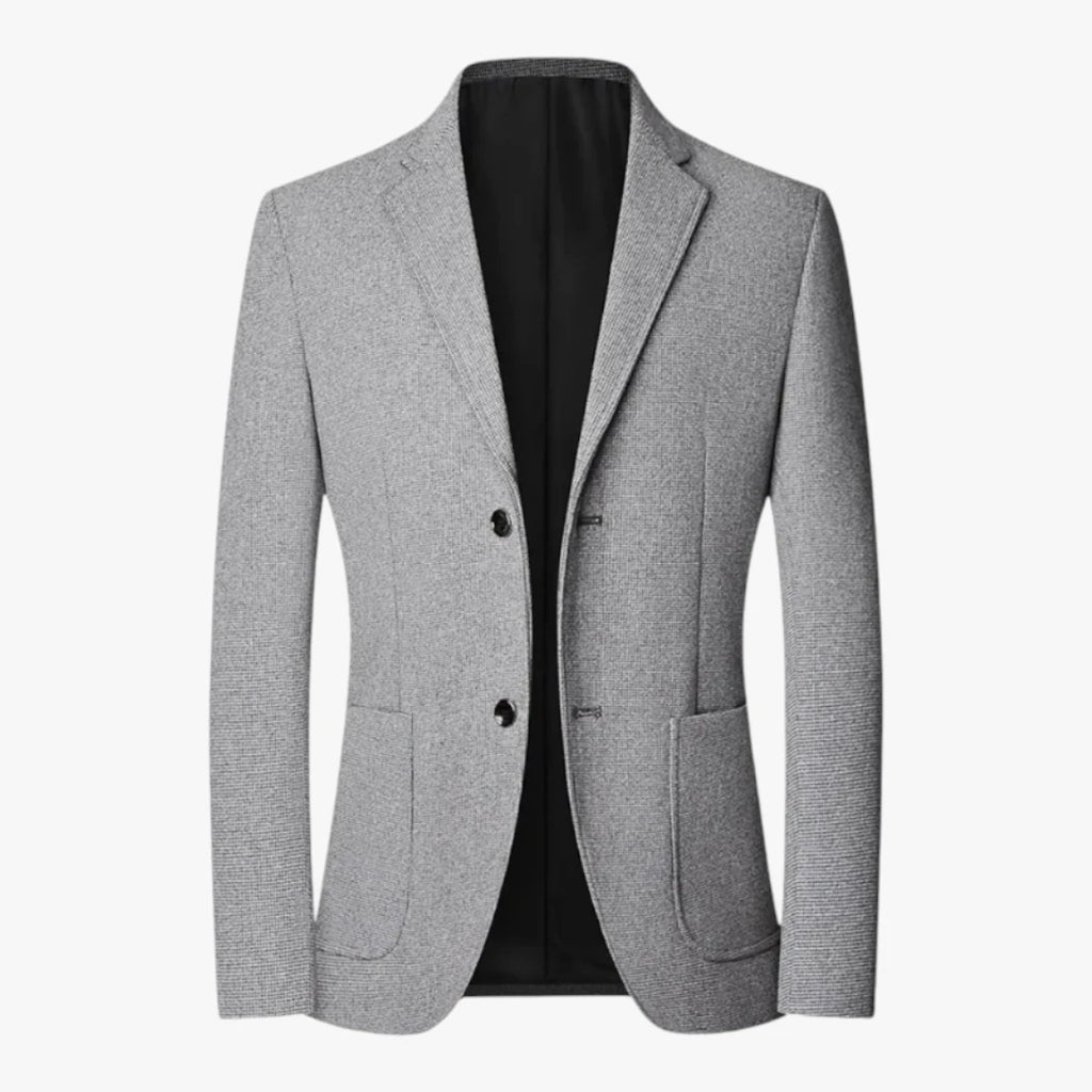 Herre Slim Fit Varm Jakke med Knapper