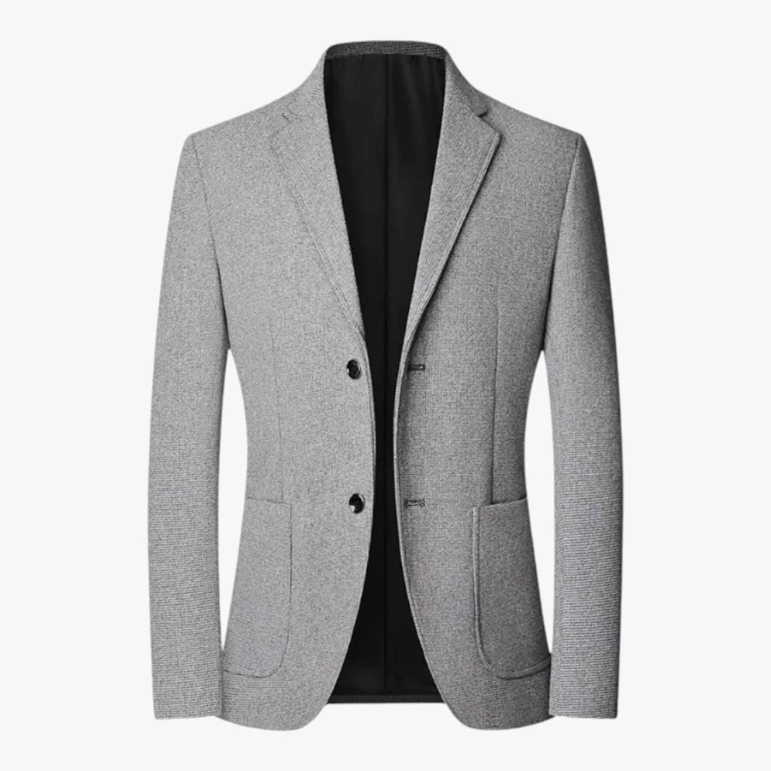 Herre Slim Fit Varm Jakke med Knapper
