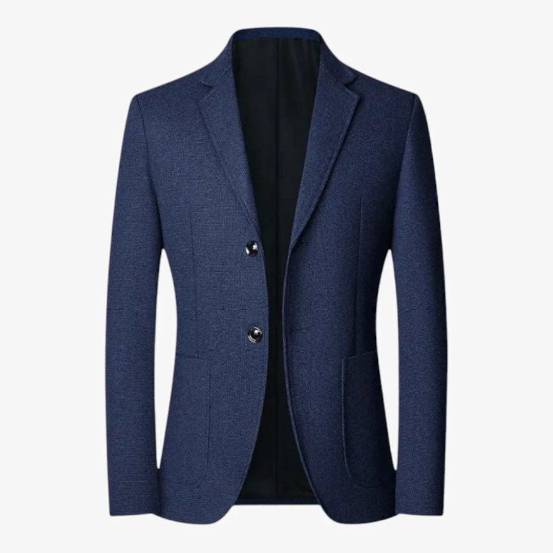 Herre Slim Fit Varm Jakke med Knapper