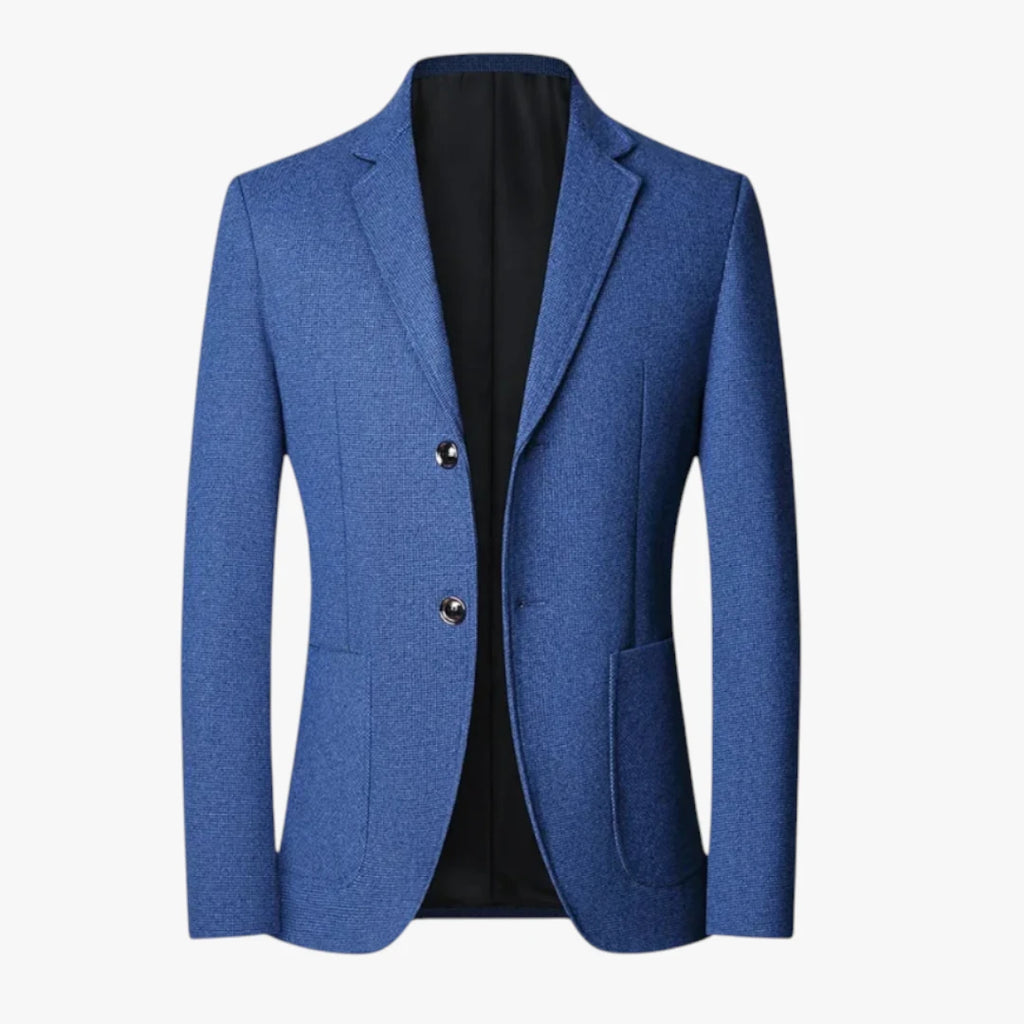 Herre Slim Fit Varm Jakke med Knapper
