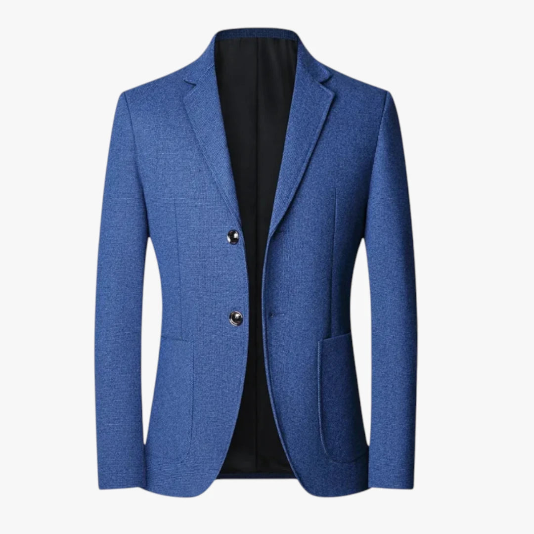 Herre Slim Fit Varm Jakke med Knapper