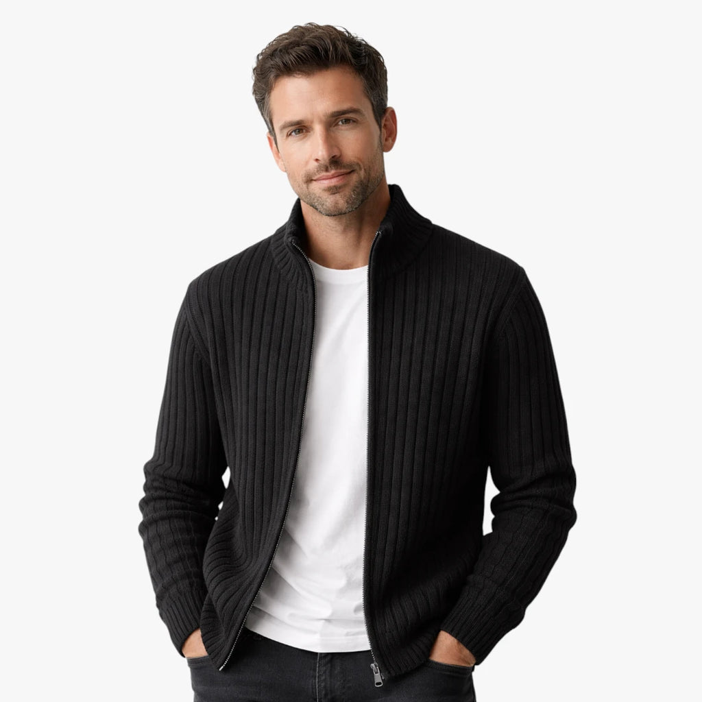 Herre Slim Fit Varm Jakke med Stående krave