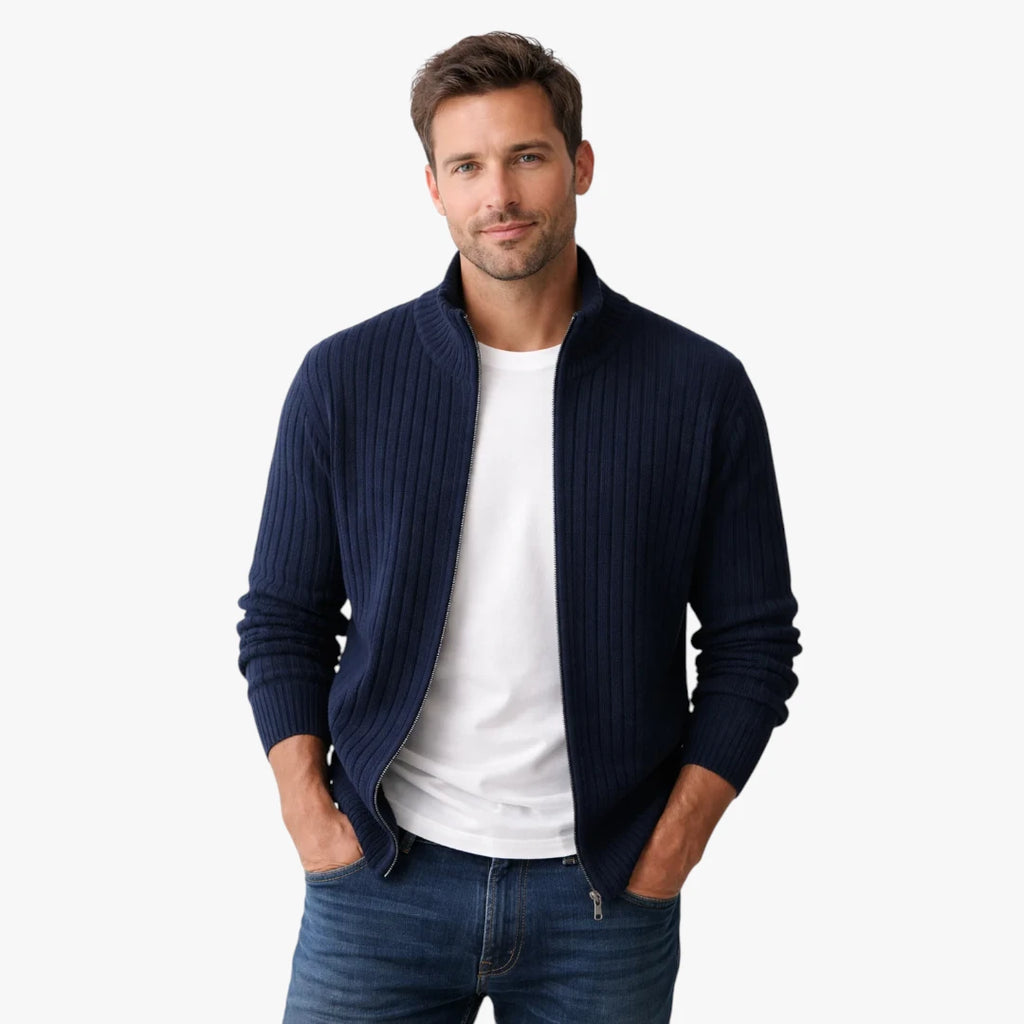 Herre Slim Fit Varm Jakke med Stående krave
